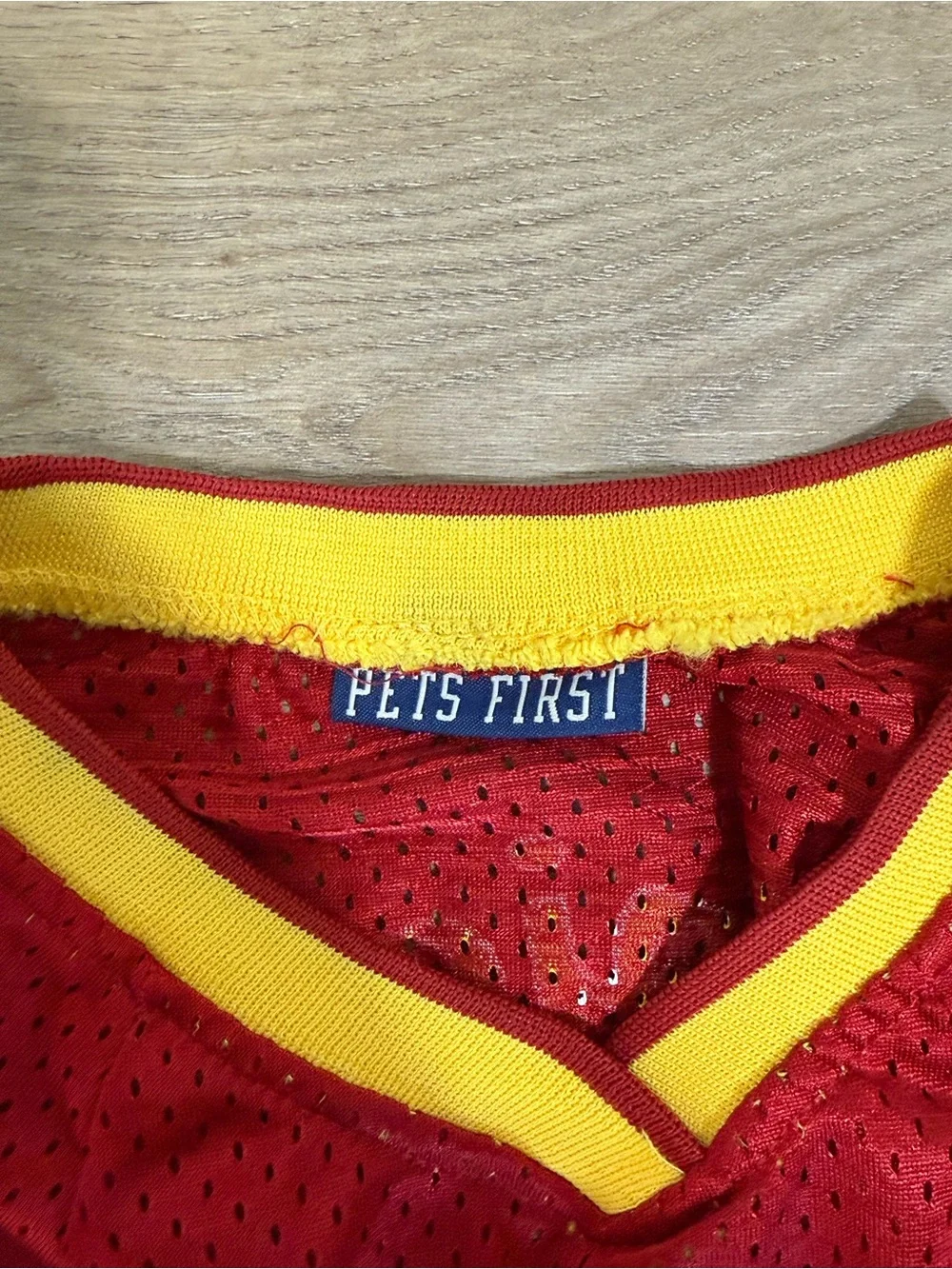 USC Trojans Red & Gold Mesh Dog Jersey